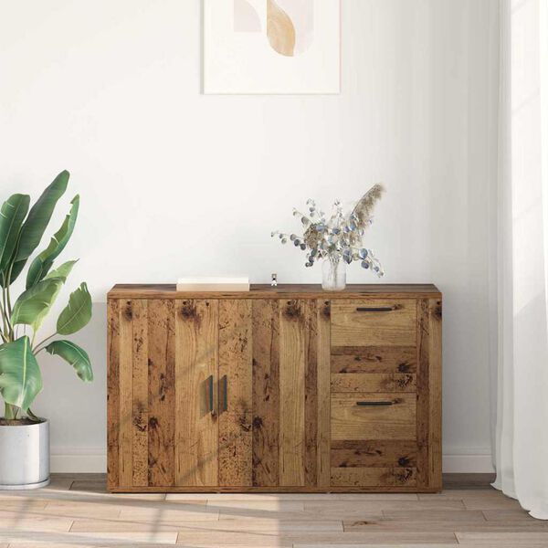 vidaXL mit Schubladen Altholz 100 x 33 x 59,5 cm Holzwerkstoff