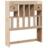 vidaXL Kopfteil mit Stauraum 100 cm Massivholz Kiefer