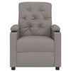 vidaXL Relaxsessel Taupe Stoff