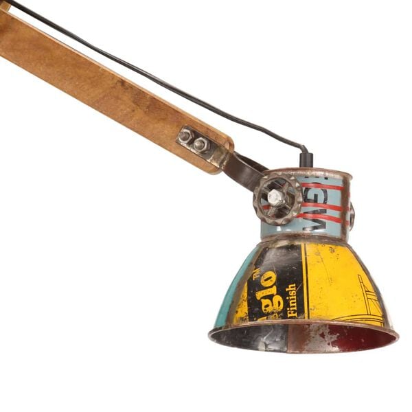 vidaXL Wandleuchte Industrie-Stil Mehrfarbig Rund E27