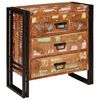 vidaXL Sideboard mit Schubladen Braun 66 x 33 x 70 cm Massives Altholz