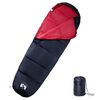vidaXL Mumienschlafsack f&uuml;r Erwachsene Camping 3 Jahreszeiten