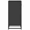 vidaXL Sideboard Schwarz 35,5x35x76 cm Holzwerkstoff und Metall