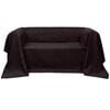 Micro-Suede Sofa&uuml;berwurf Tagesdecke Braun 140 x 210 cm