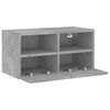 vidaXL TV-Wandschrank Betongrau 60x30x30 cm Holzwerkstoff