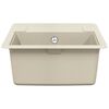 vidaXL Waschbecken Beige 560 x 460 mm 80% Quarz und 20% Harz