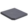 vidaXL Sonnenschirm-Gewichtsplatte Schwarz Granit Quadratisch 25 kg