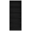 vidaXL Kleiderschrank Schwarz Eichen-Optik 80 x 50 x 200 cm