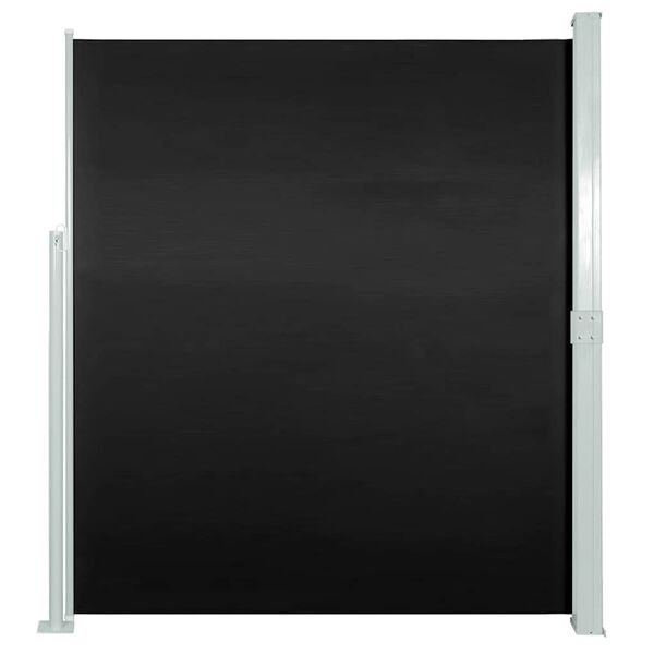 vidaXL Seitenmarkise 160x300 cm Schwarz