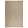 vidaXL Teppich ZIZUR Beige 240x340 cm Jute-Optik Indoor und Outdoor