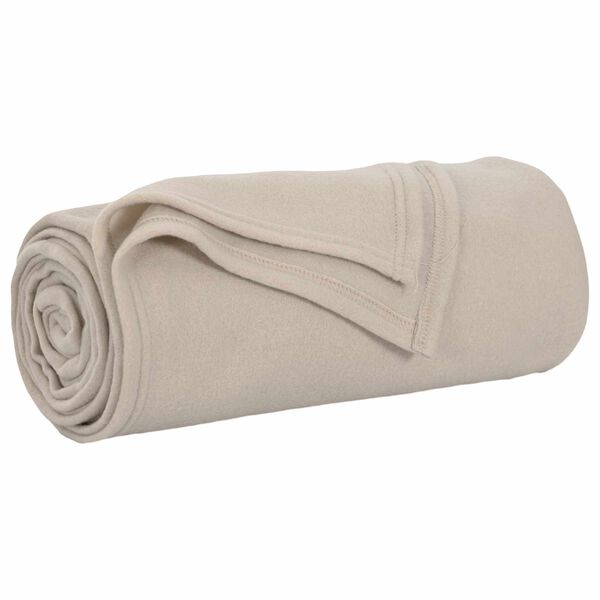 vidaXL Wohndecken 6 pcs Beige 170 x 130 cm Fleece