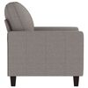 vidaXL Sessel Taupe 60 cm Stoff