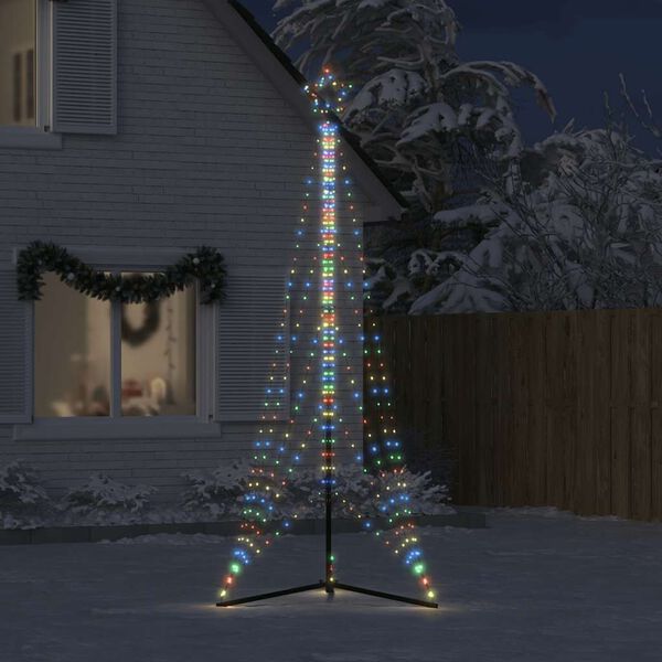 vidaXL LED Weihnachtsbaum 525 LEDs Mehrfarbig 302 cm
