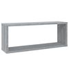 vidaXL W&uuml;rfelregale 6 Stk. Grau Sonoma 60x15x23 cm Holzwerkstoff