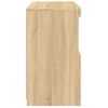 vidaXL Sideboard mit LED-Leuchten Sonoma-Eiche 60x37x67 cm