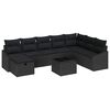 vidaXL Sofa Set 8 stk. Poly-Rattan