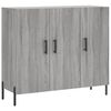 vidaXL Sideboard Grau Sonoma 90x34x80 cm Holzwerkstoff