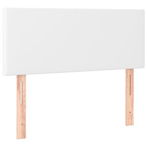 vidaXL Kopfteil Wei&szlig; 80x5x78/88 cm Kunstleder