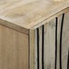 vidaXL Sideboard Wei&szlig; 90 x 33 x 75 cm massives Mangoholz