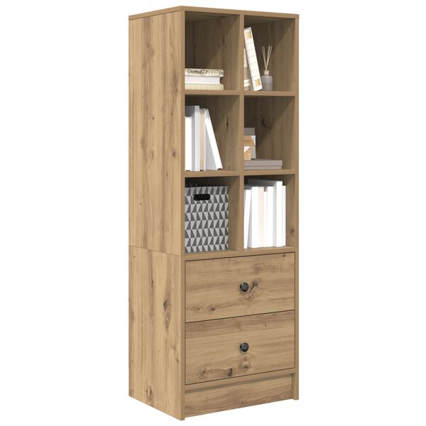 vidaXL Highboard mit Schubladen Artisan-Eiche 45,5 x 34 x 127 cm