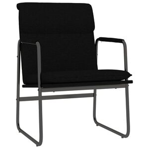 vidaXL Loungesessel Schwarz 55x64x80 cm Stoff