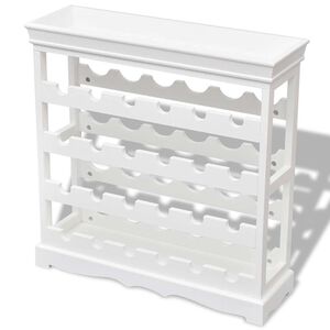 vidaXL Weinschrank Abreu Wei&szlig;