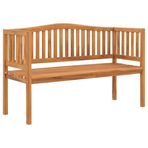 vidaXL Gartenbank 150 cm Massivholz Teak