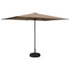 vidaXL Garten-Sonnenschirm 200 x 300 cm Polyester Rechtwinklig Taupe