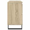 vidaXL Badschrank Sonoma-Eiche 80x33x60 cm Holzwerkstoff