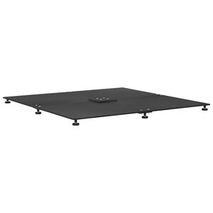 vidaXL Sonnenschirmst&auml;nder 52 kg Schwarz Stahl Quadratisch Verstellbar