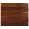 vidaXL Tischplatte 60x50x2,5 cm Rechteckig Altholz Massiv