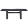 vidaXL 11-tlg. Garten-Essgruppe Poly Rattan Schwarz