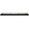 vidaXL Bettgestell Schwarz 90x190 cm Holzwerkstoff und Metall