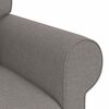 vidaXL Sofa Taupe Gesamtabmessungen: 175 x 82 x 80 cm (B x T x H) Samt