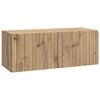 vidaXL Wandmontierter TV-Schrank Artisan-Eiche 78,5 x 31 x 30 cm