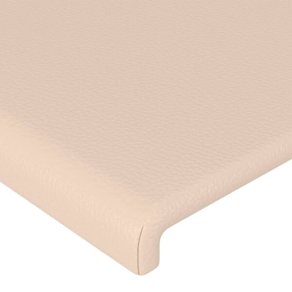 vidaXL Kopfteile 2 Stk. Cappuccino-Braun 80x5x78/88 cm Kunstleder