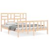 vidaXL Massivholzbett ohne Matratze 160x200 cm Kiefernholz