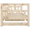 vidaXL Tagesbett Ausziehbar Massivholz Kiefer 2x(90x200) cm