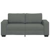 vidaXL 2-Sitzer-Sofa Dunkelgrau 180x77x82 cm Stoff