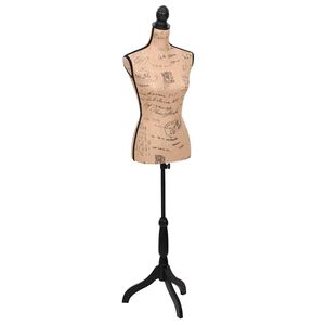 Damenb&uuml;ste Schneiderpuppe B&uuml;ste Torso Angezogen Mannequin Jute
