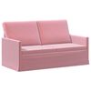 vidaXL 2-Sitzer Sofa Rosa 150 x 81 x 82 cm Samt (V)