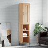 vidaXL Highboard Sonoma-Eiche 34,5x34x180 cm Holzwerkstoff