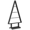vidaXL Metall Weihnachtsbaum Schwarz 60 cm Stahl