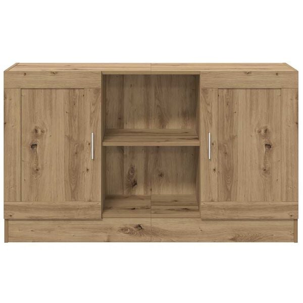 vidaXL Sideboard Artisan-Eiche 120x30,5x70 cm Holzwerkstoff