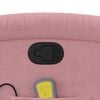 vidaXL Massagesessel mit Aufstehhilfe Rosa Samt