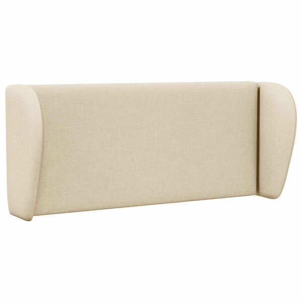 vidaXL Kopfteil Ohr Creme 40 x 23 x 6 cm Stoff