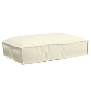 vidaXL Kissen Creme 60 x 40 x 8 cm Oxford-Stoff