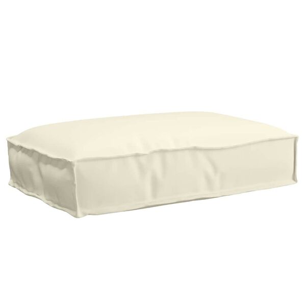 vidaXL Kissen Creme 60 x 40 x 8 cm Oxford-Stoff