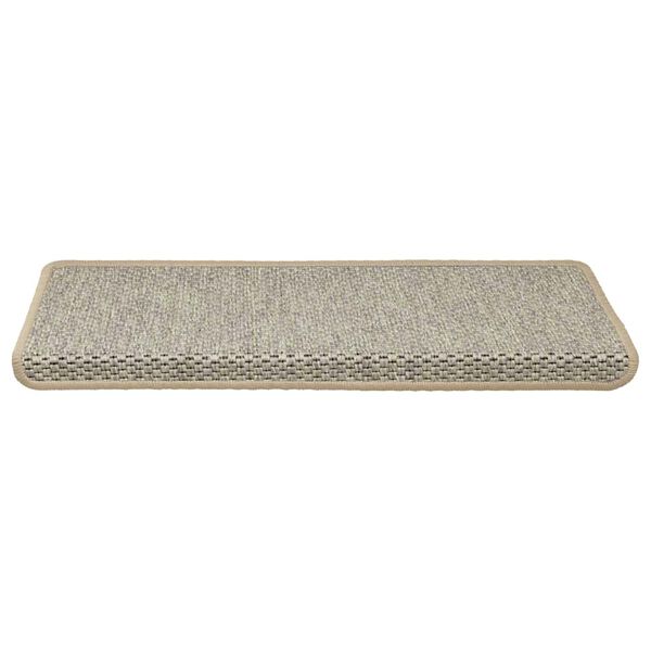 vidaXL Stufenmatten Selbstklebend Sisal-Optik 30 Stk. 65x21x4cm Gr&uuml;n