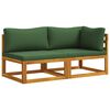 vidaXL 2 stk. Modulares Sofa-Set mit Kissen